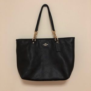 Coach Pebble Leather Tote Bag
